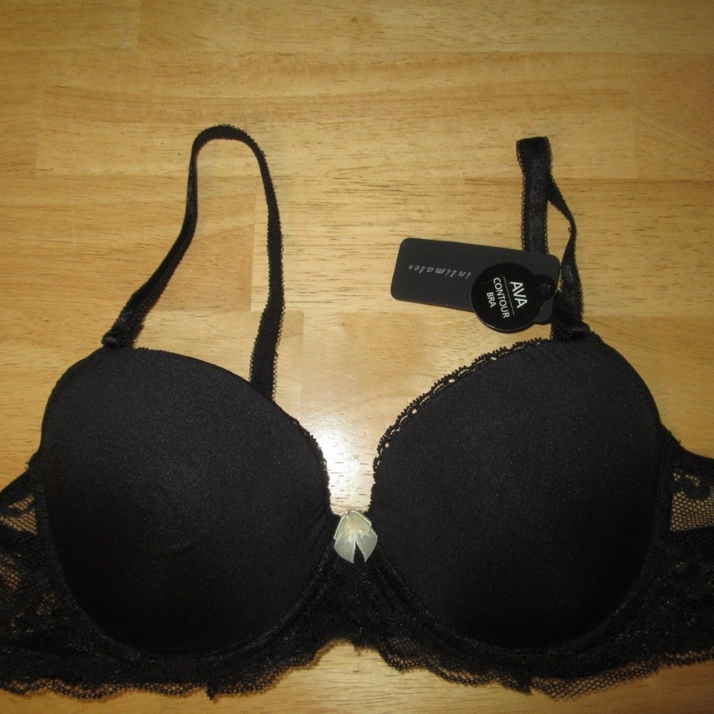 Tart Intimates 34C Ava Black Demi Underwire Bra